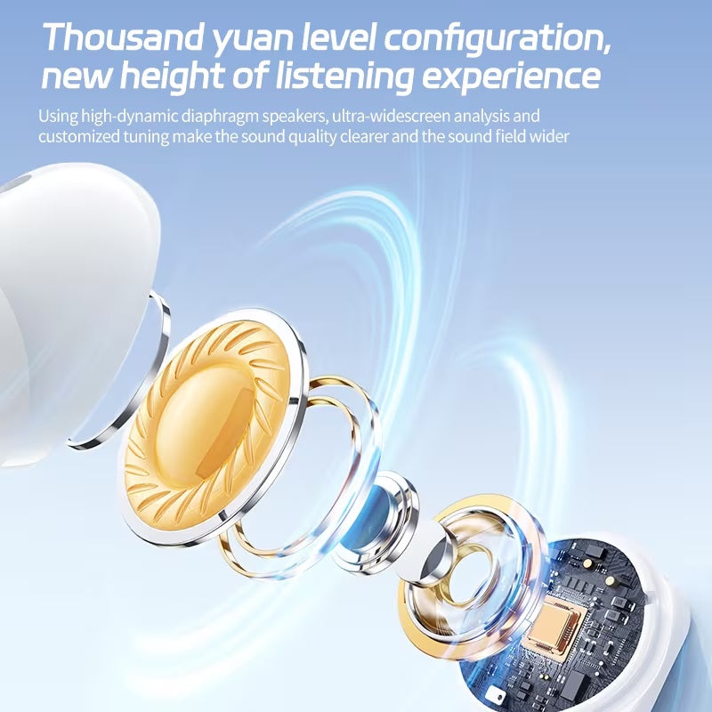 Active Noise-Cancelling Wireless Earbuds with Smart Display Case